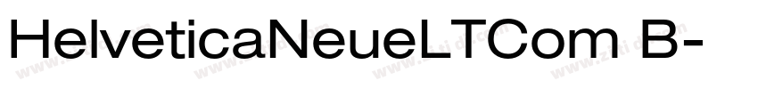 HelveticaNeueLTCom B字体转换